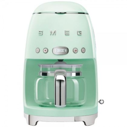 Филтърна кафемашина SMEG 50's Style, DCF02PGEU, 1050 W, Пастелно зелен