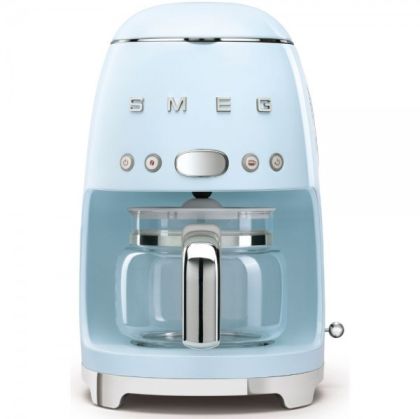 Филтърна кафемашина SMEG 50's Style, DCF02PBEU, 1050 W, Пастелно син