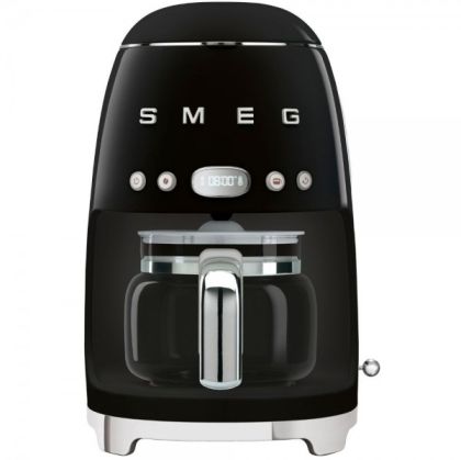 Филтърна кафемашина SMEG 50's Style, DCF02BLEU, 1050 W, Черен