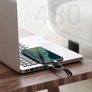 Кабел Baseus Simple HW Quick Charge Charging Cable USB Type-C 0.23m 40W Gray