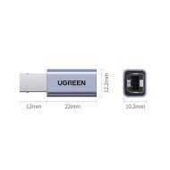 Адаптер Ugreen US382 USB Type-C - USB Type-B Gray