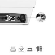 Кабел Ugreen US241 USB Type-C to USB Type-B Printer Cable White