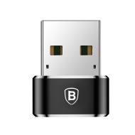 Адаптер Baseus USB to USB Type-C CAAOTG-01 Black