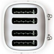 Тостер SMEG 50's Style, TSF03WHEU, 4 филии, 2000 W, Бял